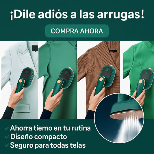 ✨Mini Plancha a Vapor: Ropa Perfecta en Minutos